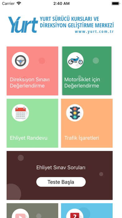 Screenshot #1 pour Yurt Surucu Kursu