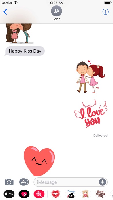 Kiss Day Animated Valentines screenshot 3