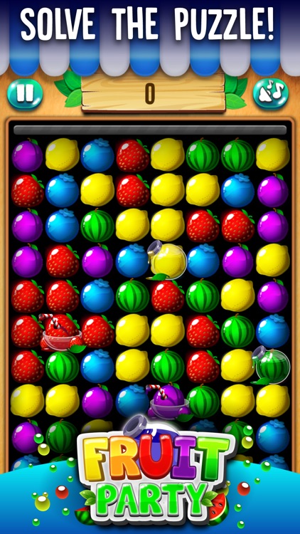 Fruit Party Match 3 Game