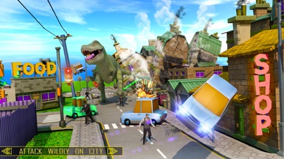 Wild Dino City Attack screenshot 2