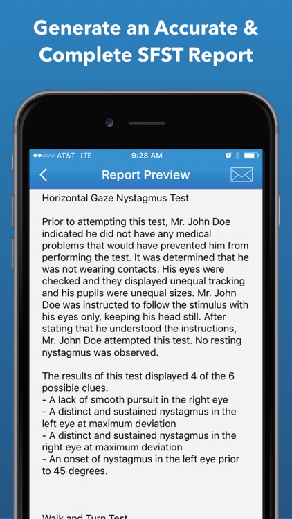 SFST Report - DUI Note Taking screenshot-3