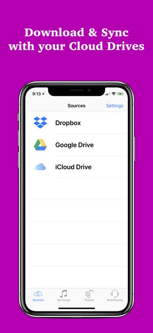 Music Drive:Cloud music player