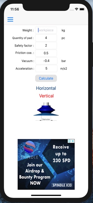 Vacuum Calculator Pro(圖2)-速報App