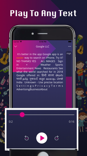 Text to Speech - Music Player(圖3)-速報App