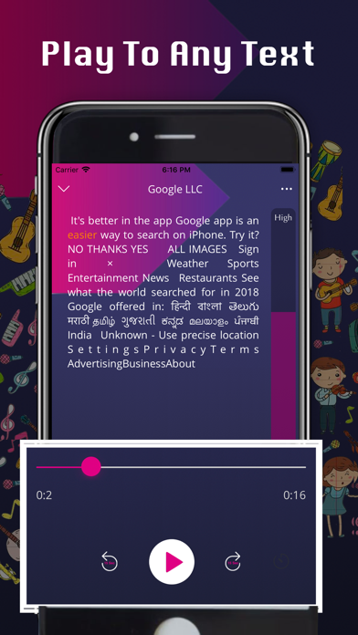 Text to Speech - Music Player screenshot 3
