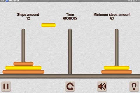 The Tower of Hanoi Math puzzle screenshot 3