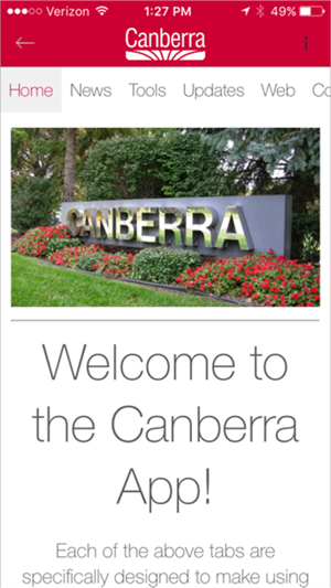 Canberra Corp App