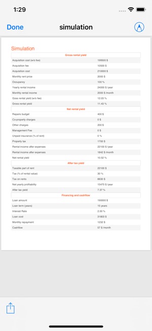 Rental Yield Simulator(圖5)-速報App