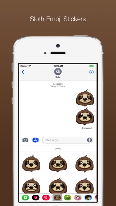 Sloth Emoji's Stickers screenshot 2