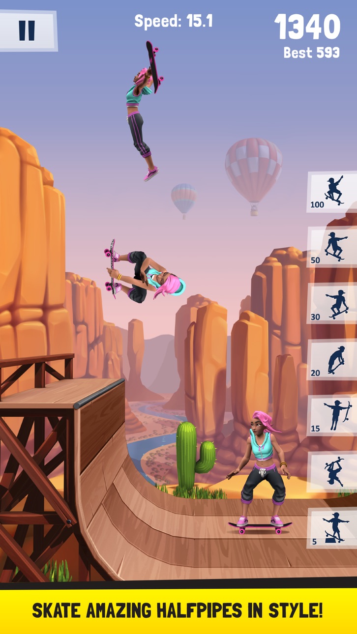 Flip Skater Hack screenshot 7 - iOS game interface