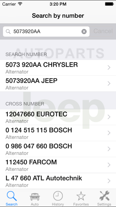 Autoparts for Jeep Screenshot 1