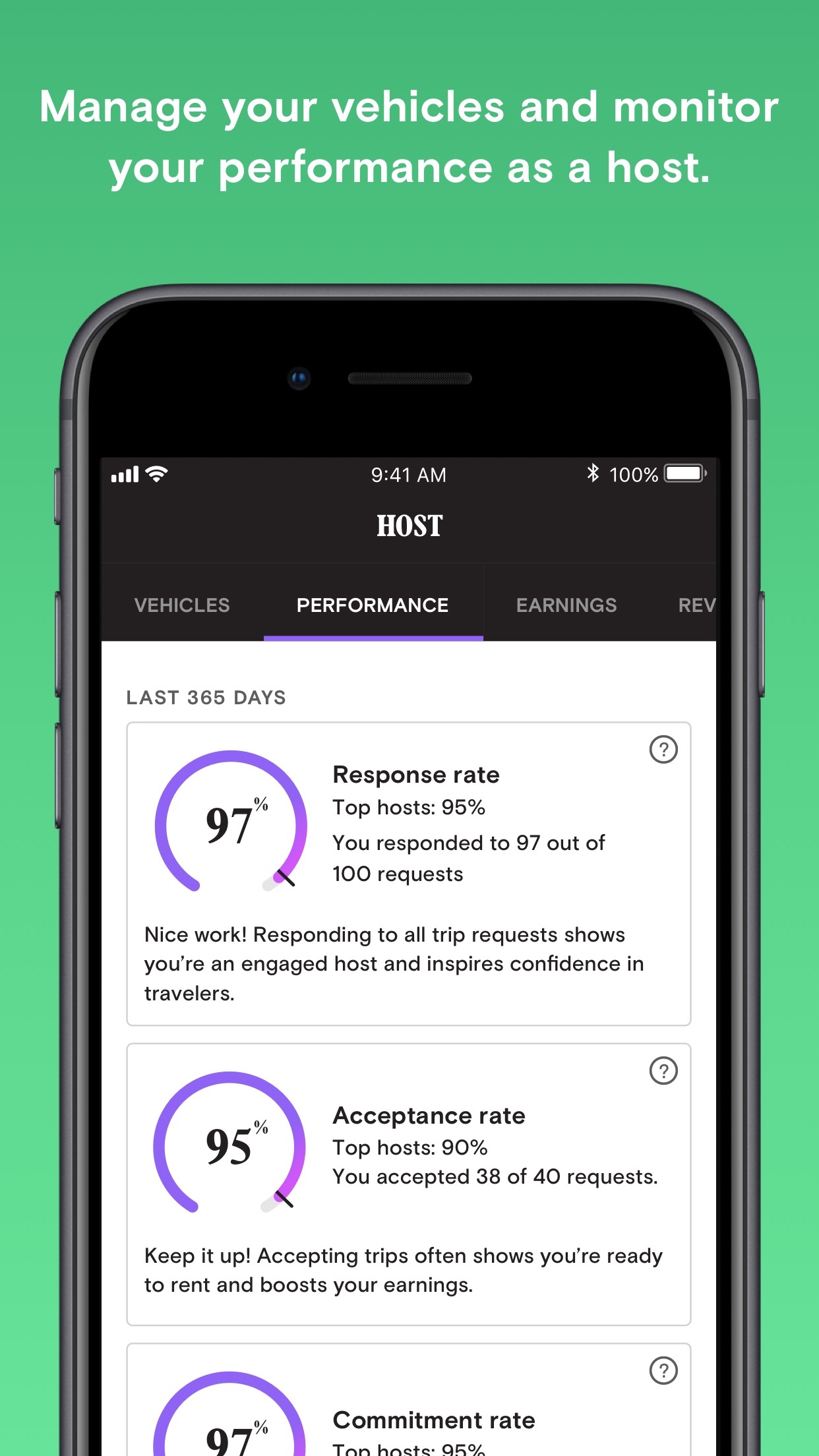 Screenshot do app Turo - Better Than Car Rental