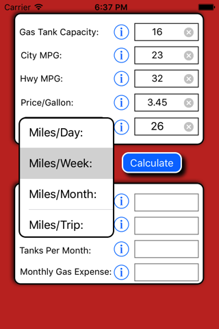 Gas Expense Calculator screenshot 3