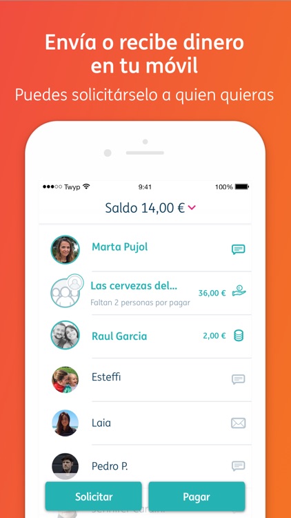 Twyp – Pago entre amigos screenshot-3