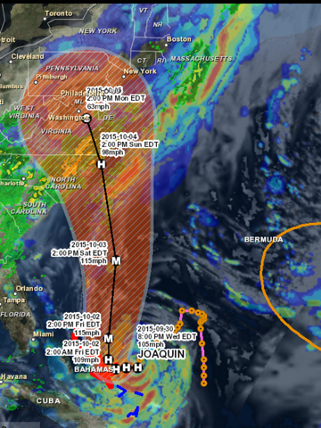 OBX Hurricane Tracker - náhled
