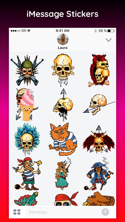 Pirates - Funny Cartoon & Comic Text Chat Stickers