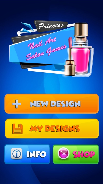 Princess Nail Art Salon Games