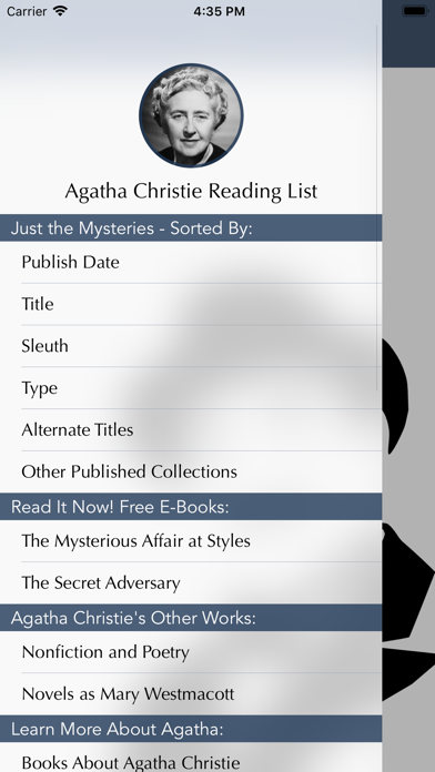 How to cancel & delete Agatha Christie Reading List from iphone & ipad 4