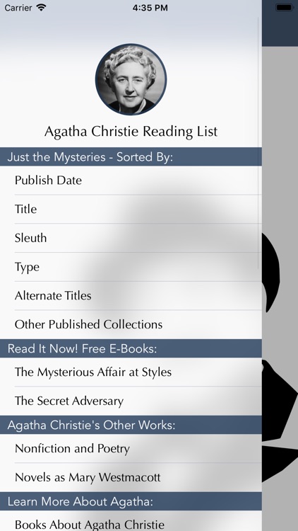 Agatha Christie Reading List screenshot-3