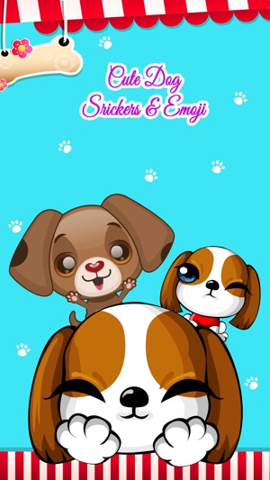 Cute Dog Stickers & Emoji