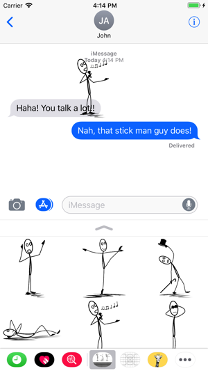 Stick Figure Stickers(圖1)-速報App