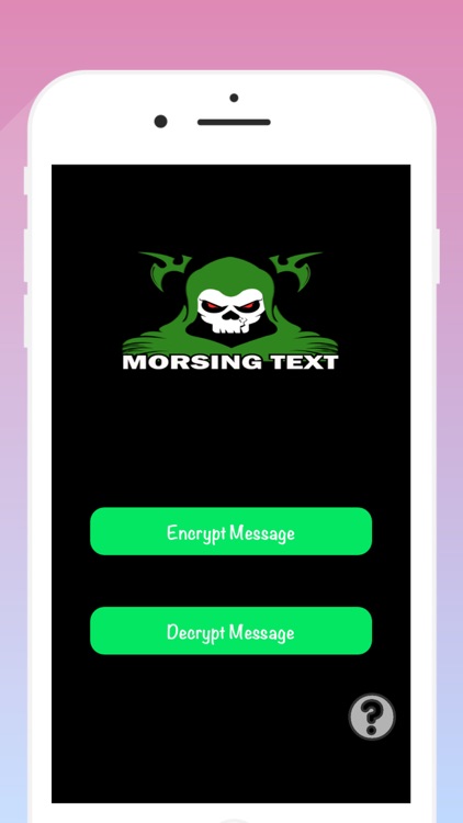 Morsing Text