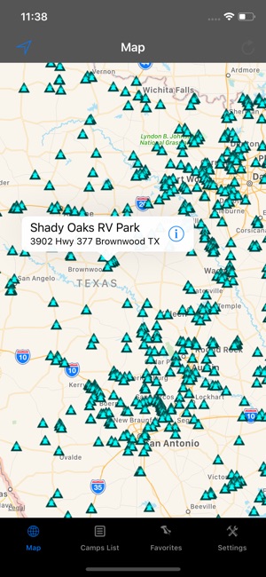 Texas – Camping & RV spots(圖1)-速報App