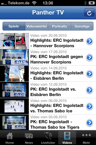 ERC Ingolstadt screenshot 4