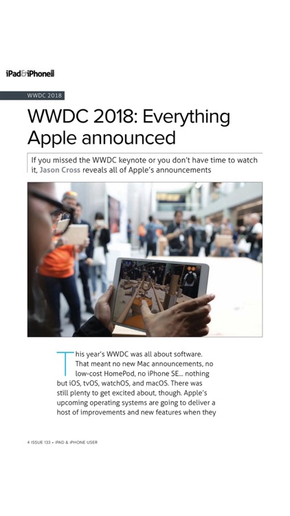 iPad & iPhone User magazine.