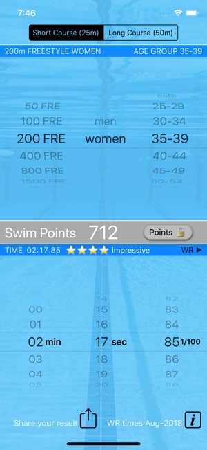 Swim Points: Elite and Masters(圖2)-速報App