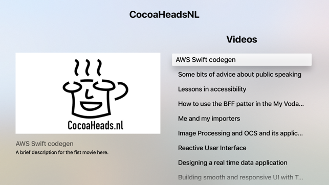 CocoaHeadsNL TV(圖1)-速報App