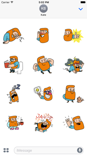 Mr Mustache Stickers(圖1)-速報App