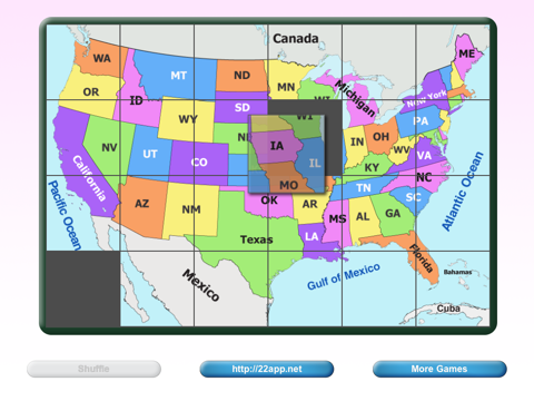 United States Puzzle - náhled