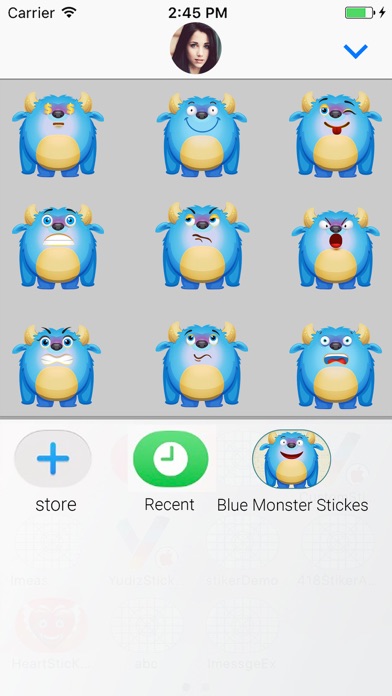 Monster : Animated Stickers screenshot 4