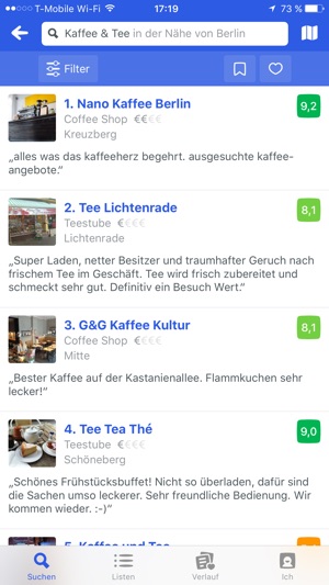 foursquare city guide im app store screenshots
