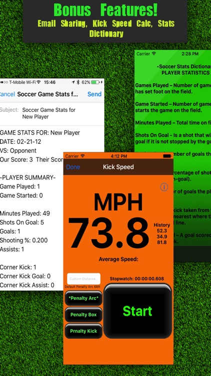 Soccer Stats Tracker Touch screenshot-4