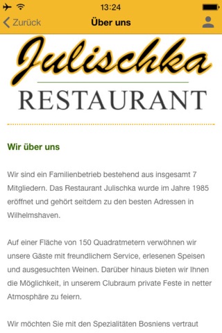 Restaurant Julischka screenshot 4