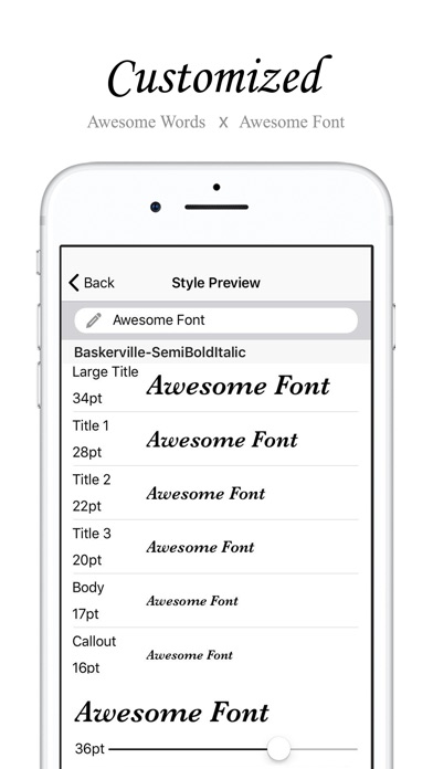 Awesome Font - Font Preview screenshot 2