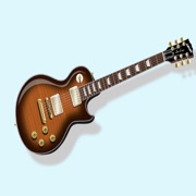 Guitar Stickers - Rock n Roll