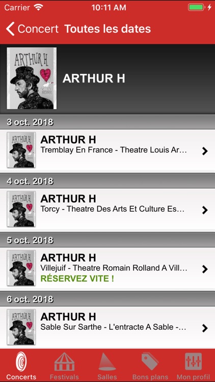 Infoconcert screenshot-4