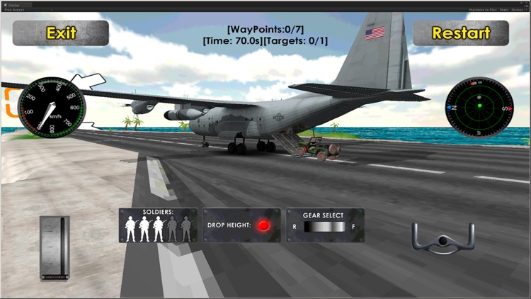 Flight Simulator Transporter Airplane Games
