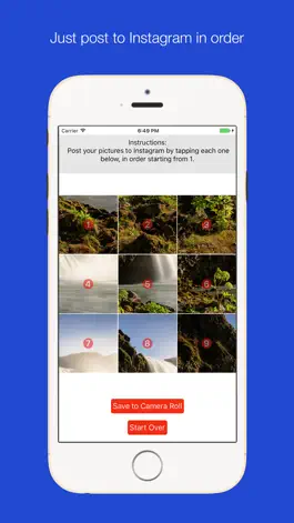 Game screenshot Photo Splitter: Giant picture grids for Instagram hack