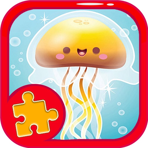 Jellyfish Puzzle Educational Games Jigsaw icon