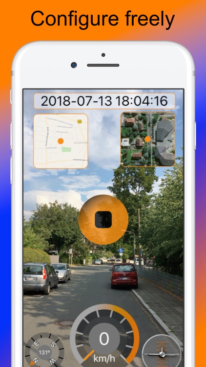Action Cam with Maps and GPS