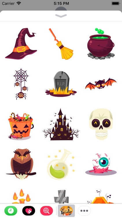 Halloween Objects Sticker