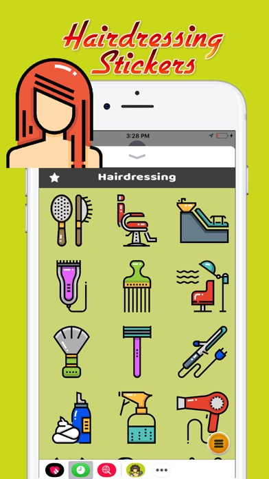 Hairdressing Stickers screenshot 3