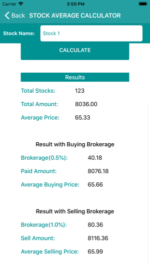 Stock Average Price Calculator(圖3)-速報App