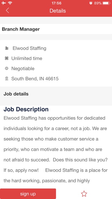 WorkMan Quick job search screenshot 2
