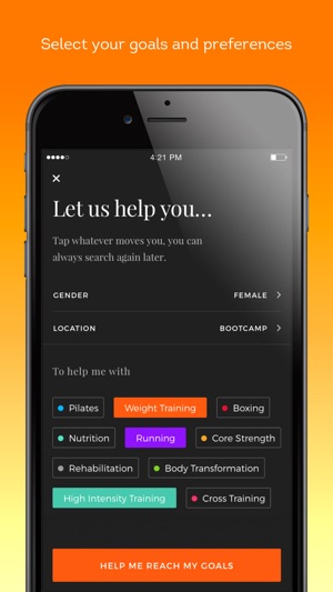 Possible -Personal Trainer App