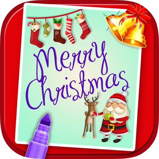 Create and design Christmas icon